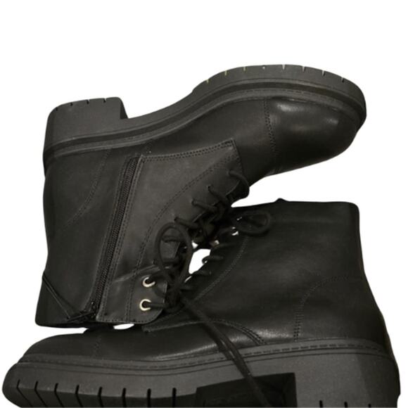 Style &  Co Zaharaa Lace up Boot in Black New Size 9 - Picture 5 of 7